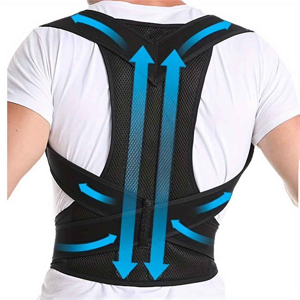 Adjustable Synthetic Rubber Back Brace