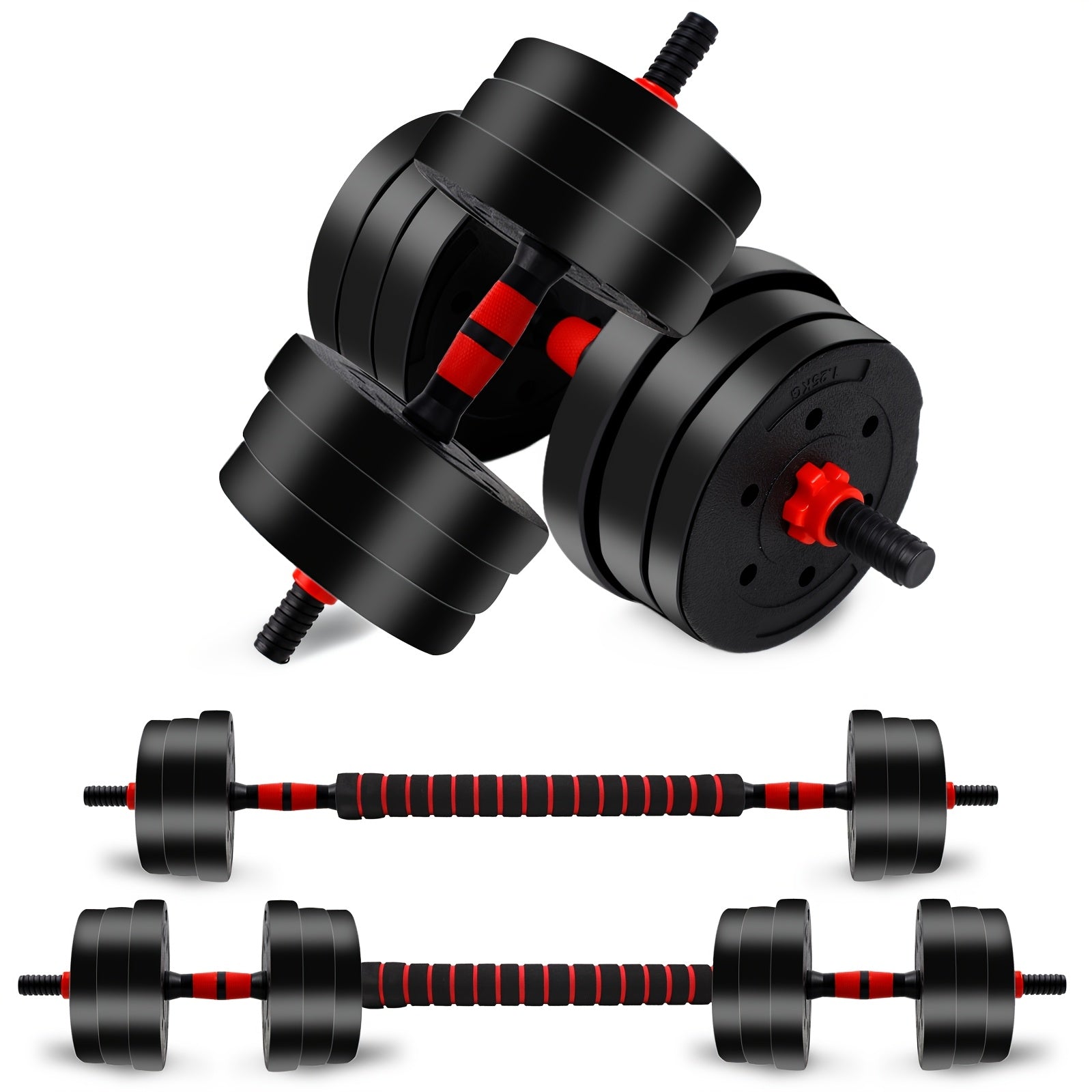 Adjustable Dumbbell & Barbell Set