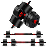 Adjustable Dumbbell & Barbell Set