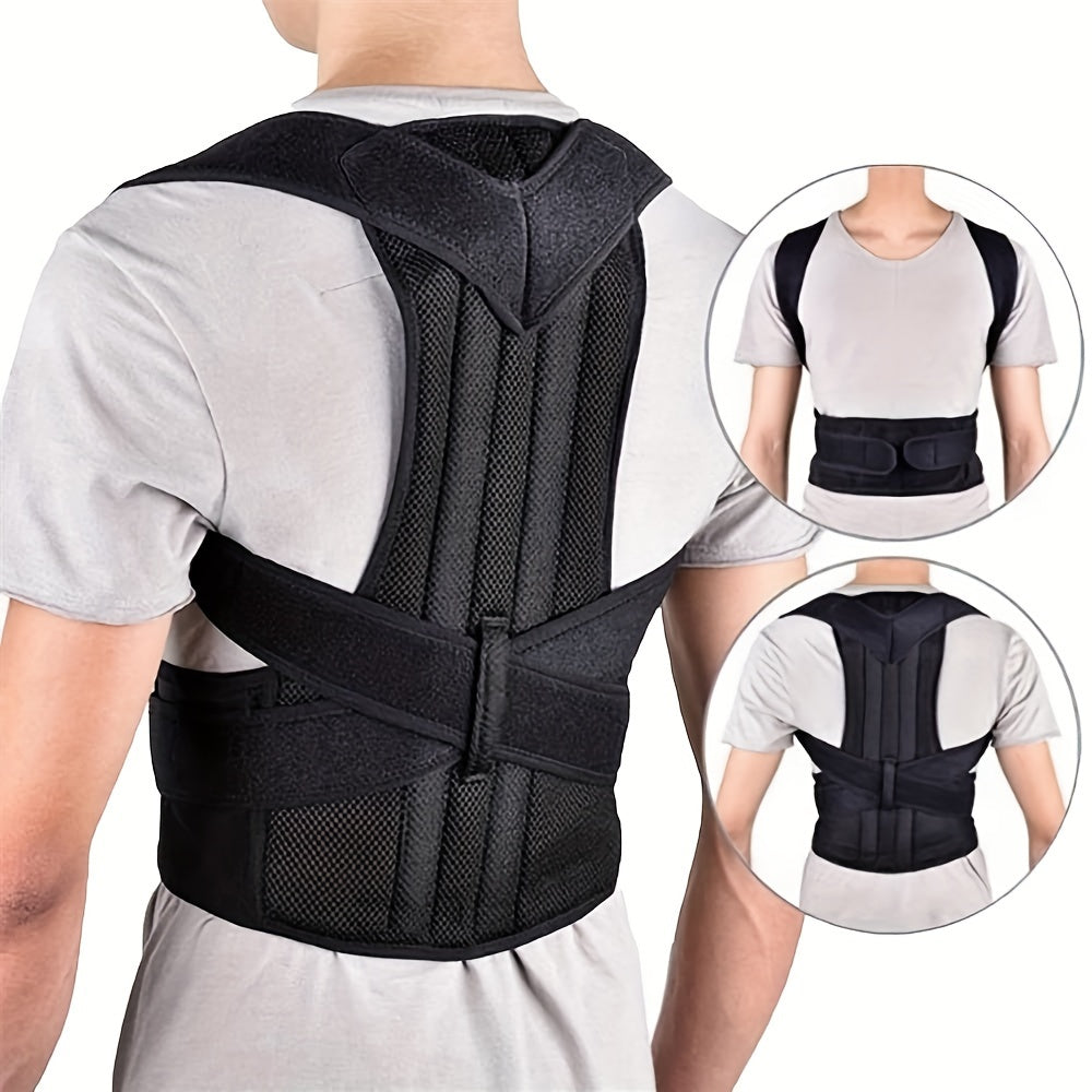 Adjustable Synthetic Rubber Back Brace