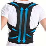 Adjustable Synthetic Rubber Back Brace